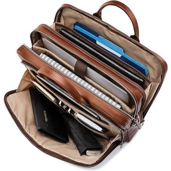 Cặp laptop da thật Samsonite Classic