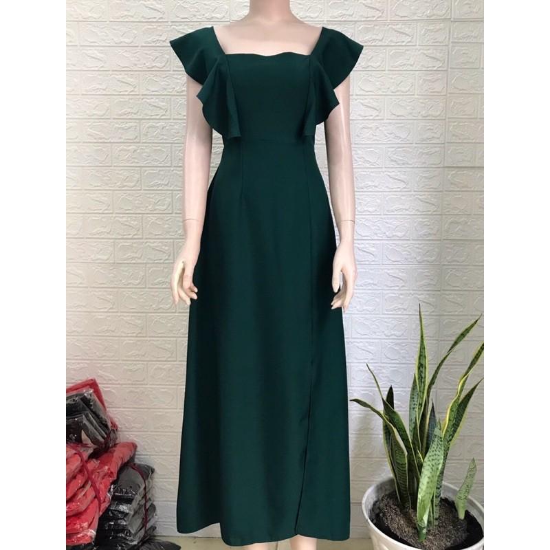 ĐẦM MAXI XANH CÁNH TIÊN