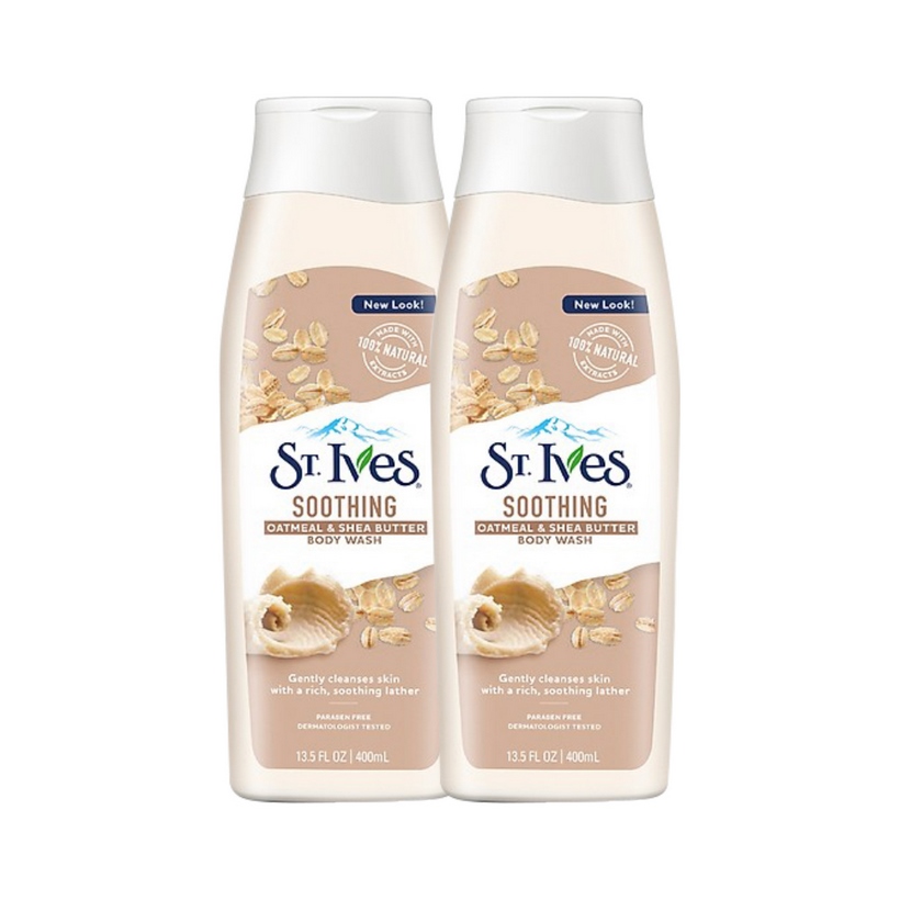 Bộ 2 Sữa tắm St.Ives Yến Mạch và Bơ 400ml