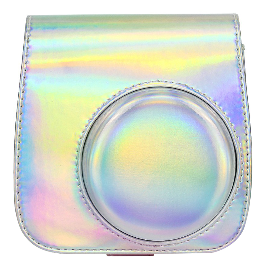 Bao Da Bảo Vệ Máy Chụp Ảnh Lấy Liền Instax Mini 9 / Mini 8 - Holo Silver