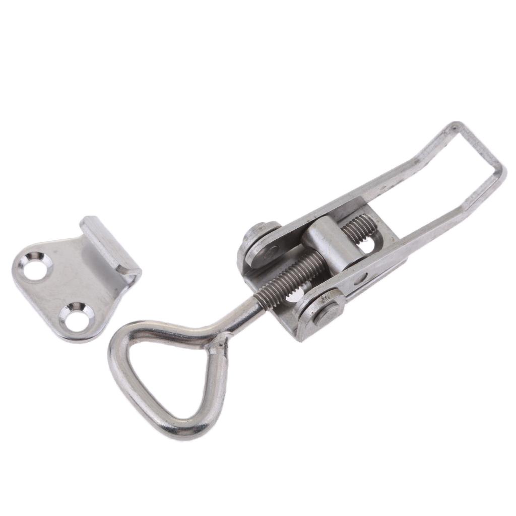 Locker Hatch Anti-Rattle Latch Fastener Stainless Steel Adjustable Type 3