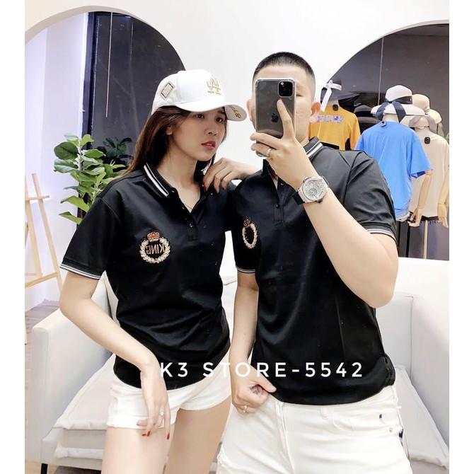 Áo polo nam king cổ dệt bo len ,áo thun nam có cổ tay lỡ 12 - MANLY STYLE