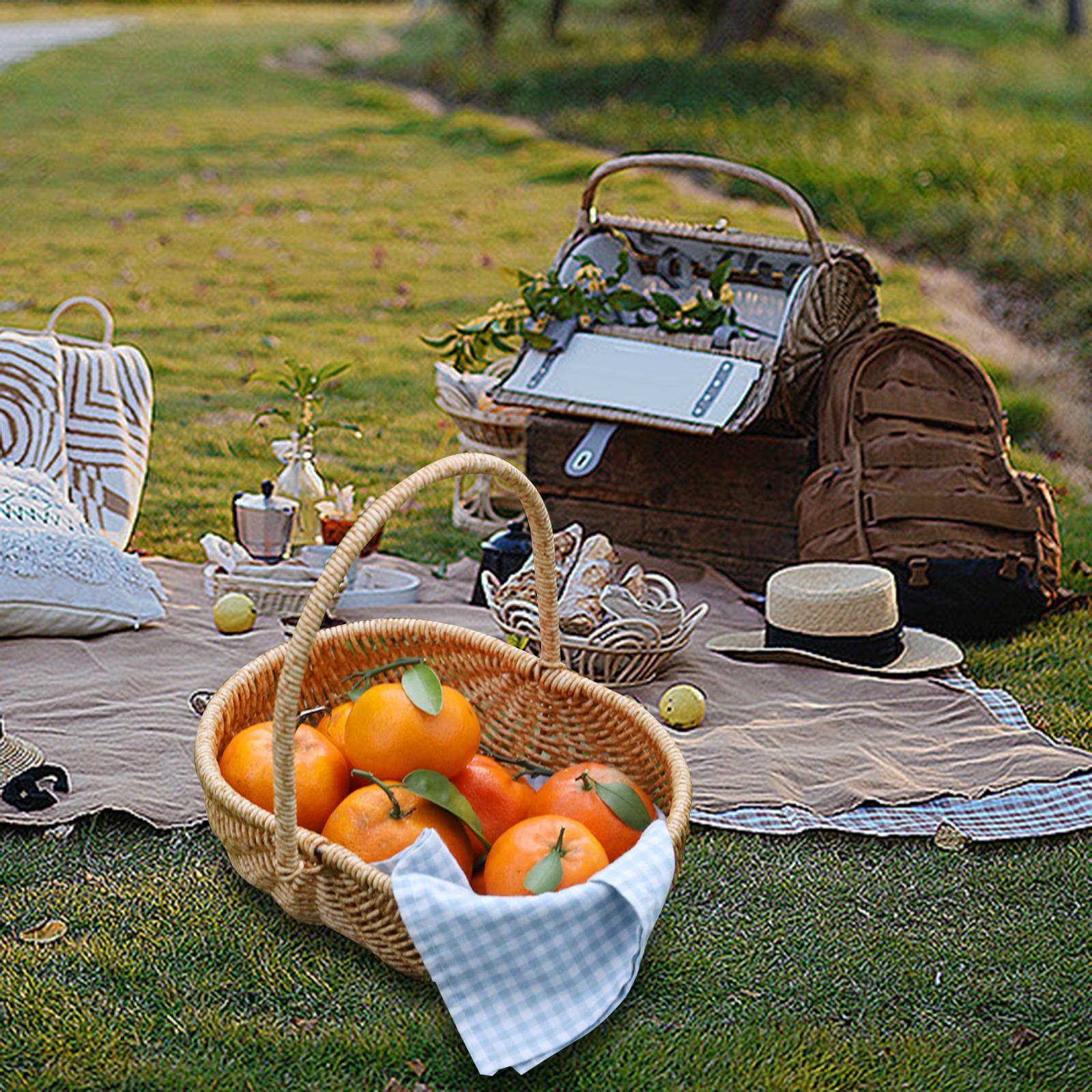 Flower Baskets Portable Storage Bin Eggs Candy Basket Large Storage Basket