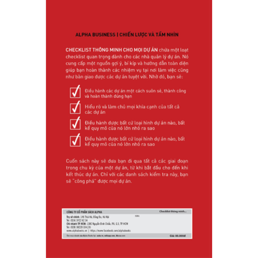 Checklist Thông Minh Cho Mọi Dự Án