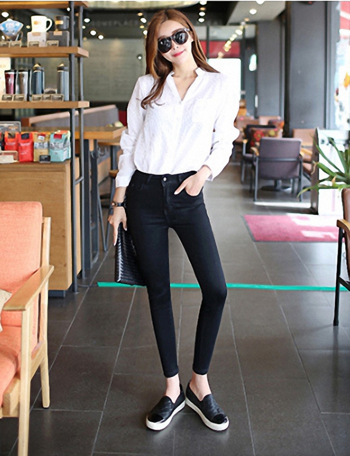Quần jeans bó phong cách cá tính -BO19