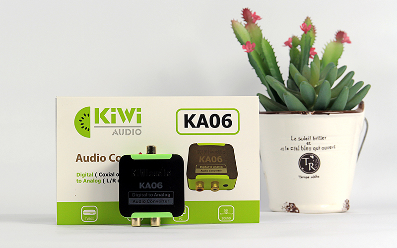 Bộ chuyển đổi âm thanh KIWI từ Optical sang Analog KA-06 - Hàng chính hãng