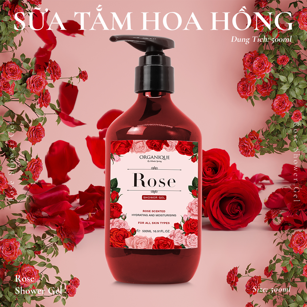 Sữa tắm hoa hồng - Rose Shower Gel 500ml