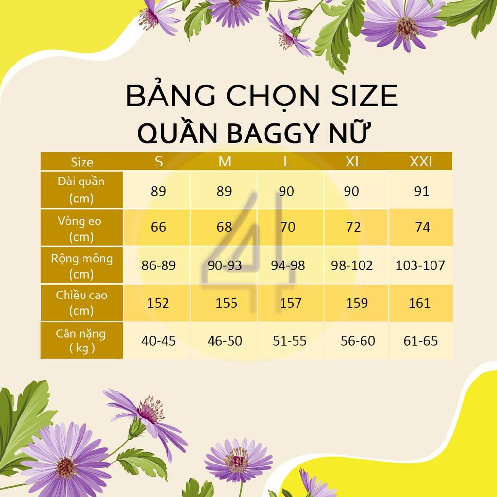 Quần tây ống rộng nữ dáng suông công sở basic 4LOVA Culottes dài khóa sườn cạp cao tôn dáng