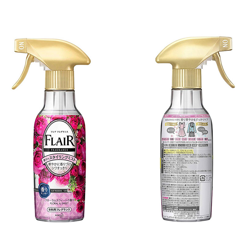 Xịt thơm và làm phẳng quần áo KAO hương hoa 270ml