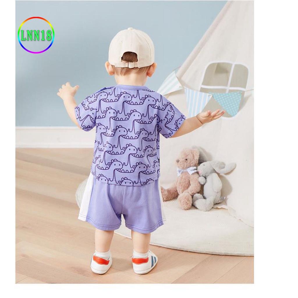 Bộ Cộc Tay Cho Bé LNN18 Đồ Bộ Thun Lạnh Cao Cấp Mềm Mịn Thoáng Mát, Dễ Chịu, Thoải Mái Cho Bé