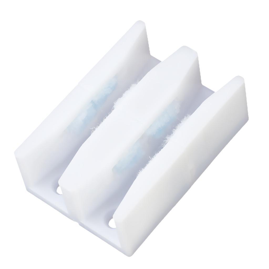 6X Sliding Glass Door Floor Guide for 6 10mm Glass Thickness