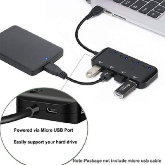 Bộ chia cổng USB 1 ra 4, USB 3.0, thiết bị chia cổng usb 3.0, hub 3.0