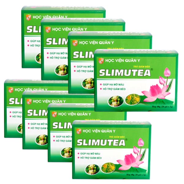 8 hộp Trà slimutea giúp hỗ trợ giảm cân hạ mỡ máu