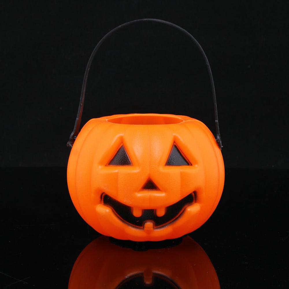 Đèn LED bí ngô Haloween cầm tay Dùng pin cho trẻ em