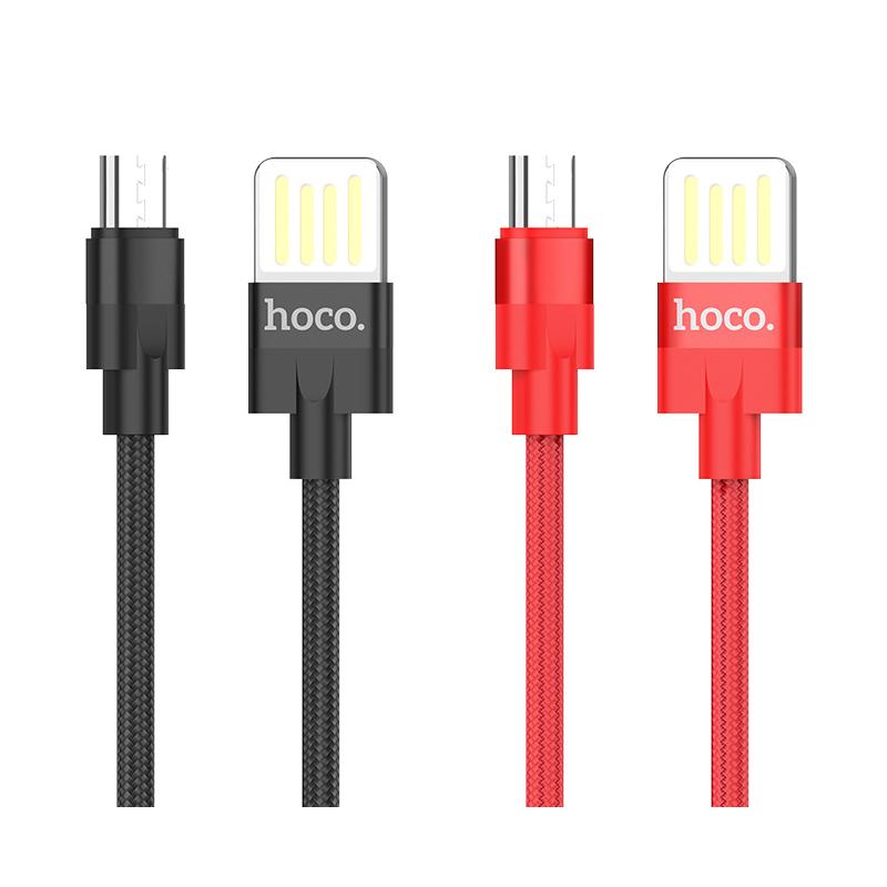 Cáp sạc micro usb Hoco U55 dây dù chống đứt gãy hàng chính hãng