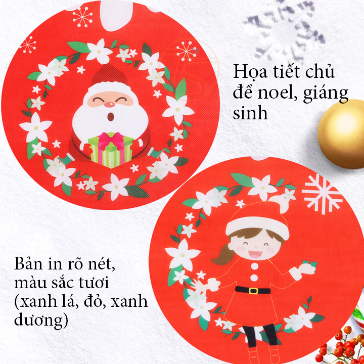 Câu Đối Trang Trí Giáng Sinh Noel 2023 Ở Cửa Lối Ra Vào Với Họa Tiết Merry Christmas Kèm Dây Treo Và Móc Treo