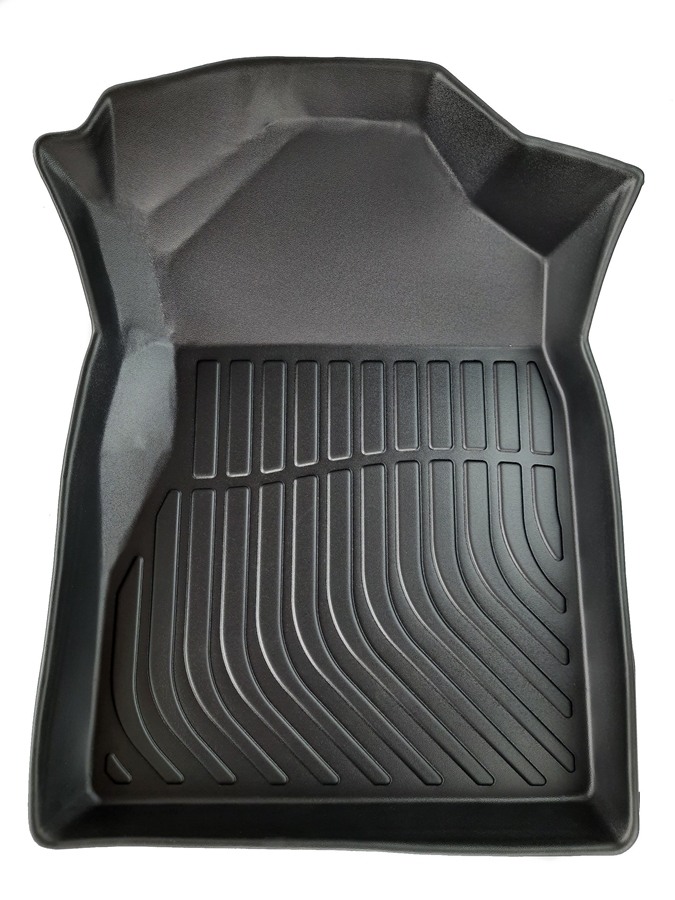 Thảm lót sàn xe ô tô Honda Brio  2018- nay  Nhãn hiệu Macsim chất liệu nhựa TPV cao cấp màu đen