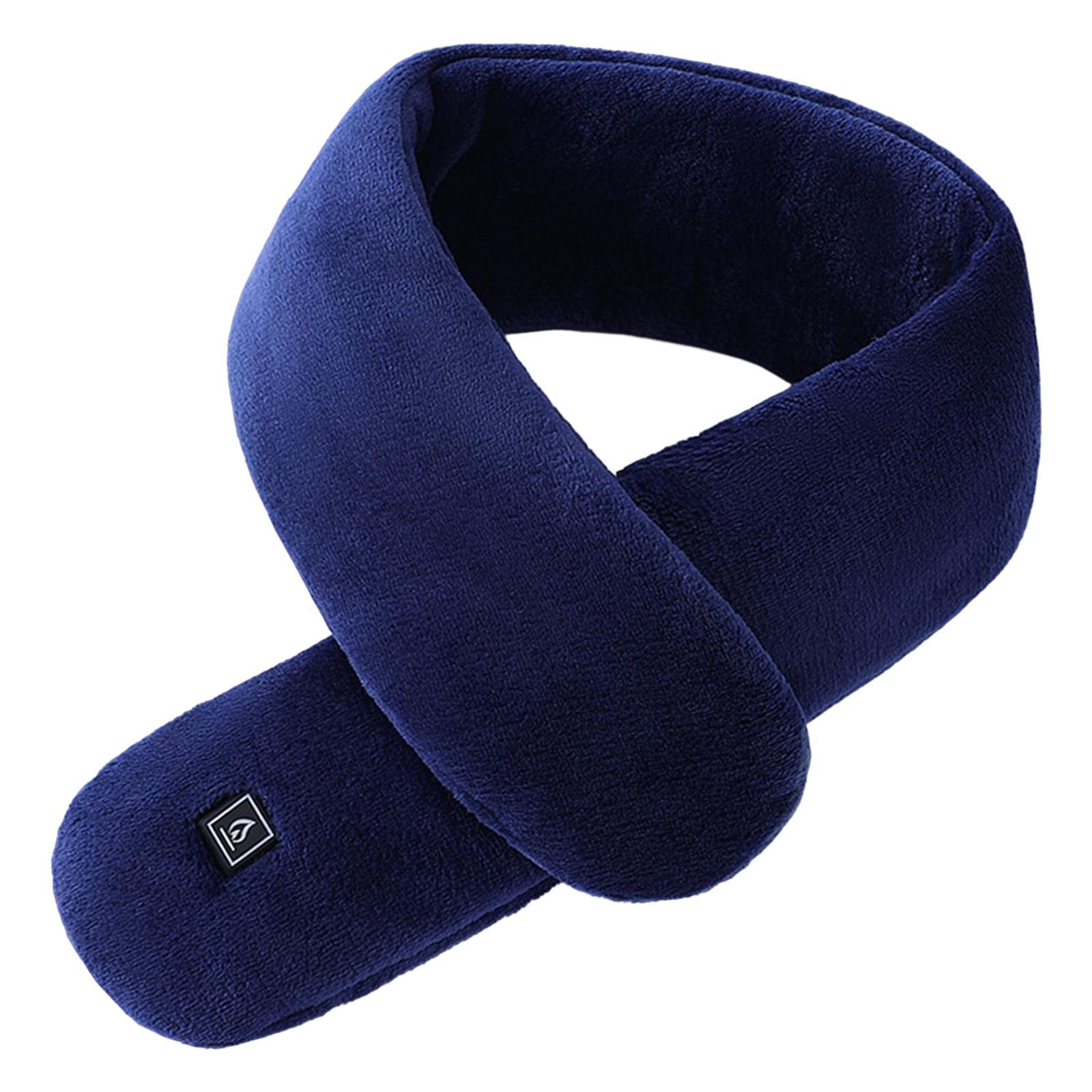 Electric Heated Scarf Shawl Neck Warmer Scarfs Neckerchief Warm Windproof USB Heating Scarf for Camping, Outdoor, Biking, Indoor, Walking