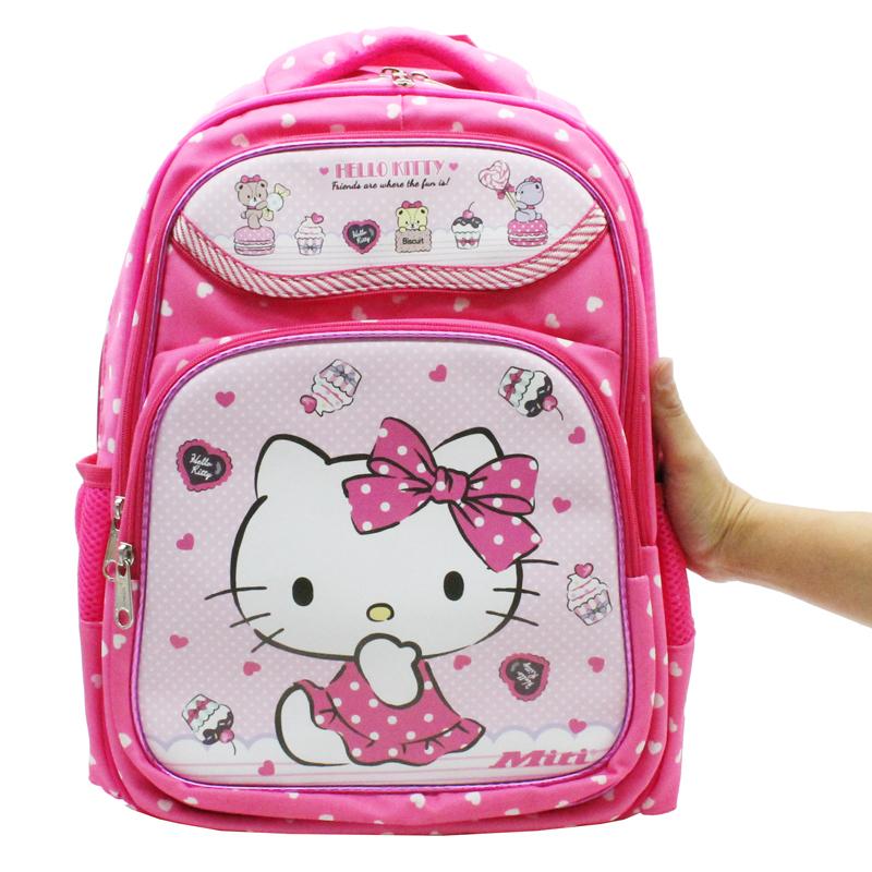 Ba Lô Học Sinh Hello Kitty - Miti BL1076WL_KIT2_PIN.D_PIN.D