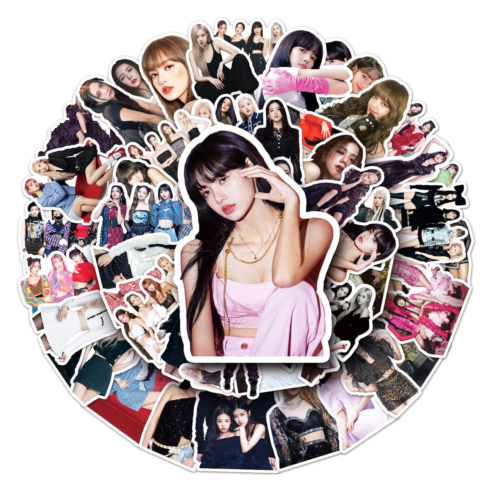 Set 50 hình dán trang trí Blackpink