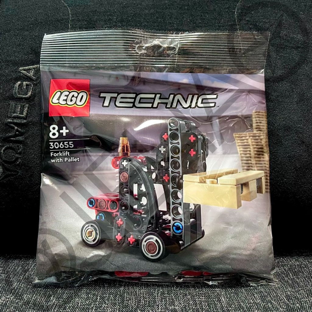 Lego Technic 30655 - Forklift with Pallet polybag - Xe Nâng Mini
