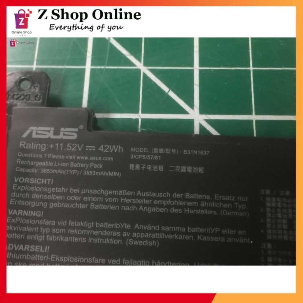 Pin - Battery Dùng Cho Asus VivoBook S510UA, B31N1637