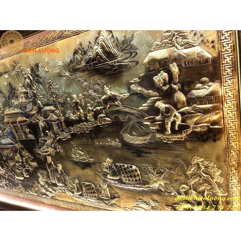 Tranh Đồng "Cội Nguồn Quê Hương"