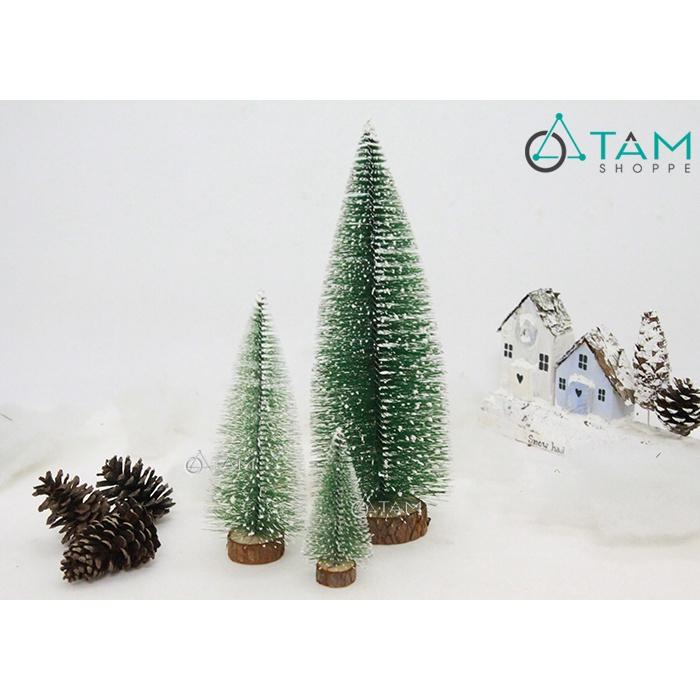 Cây thông noel cước handmade mini để bàn XMAS-TREE-27