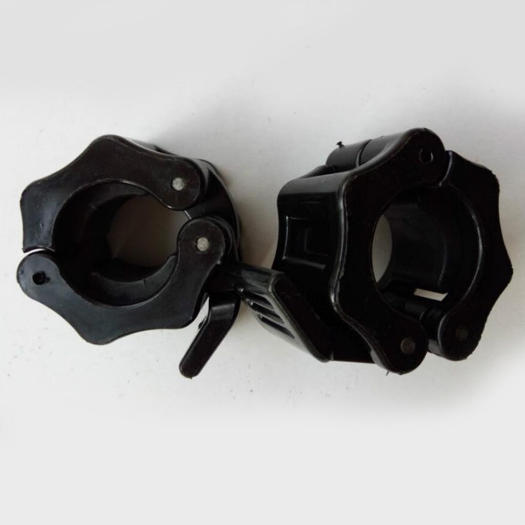 3 Pcs Durable Dumbbell Clamp Collars Barbell Lock Gym Weightlifting Bar Clip