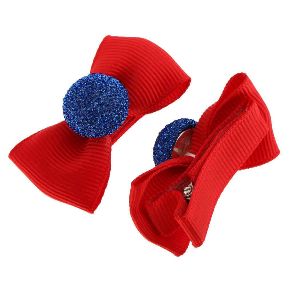 5Pcs Colorful Baby Girl Hair Clip Bows Small Cap Design Alligator Clips Infant Toddler Barrettes Khaki/Red/Pink/Green/Purple/Blue