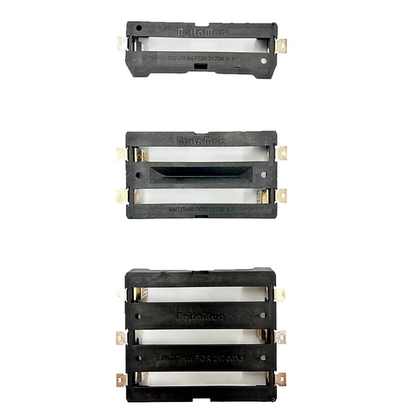 1 Giá đỡ pin 21700 Hộp pin SMD Hộp lưu trữ 3S 21700 Hộp đựng pin 3 * 21700 DC SMT SMD Màu sắc: Xanh lục