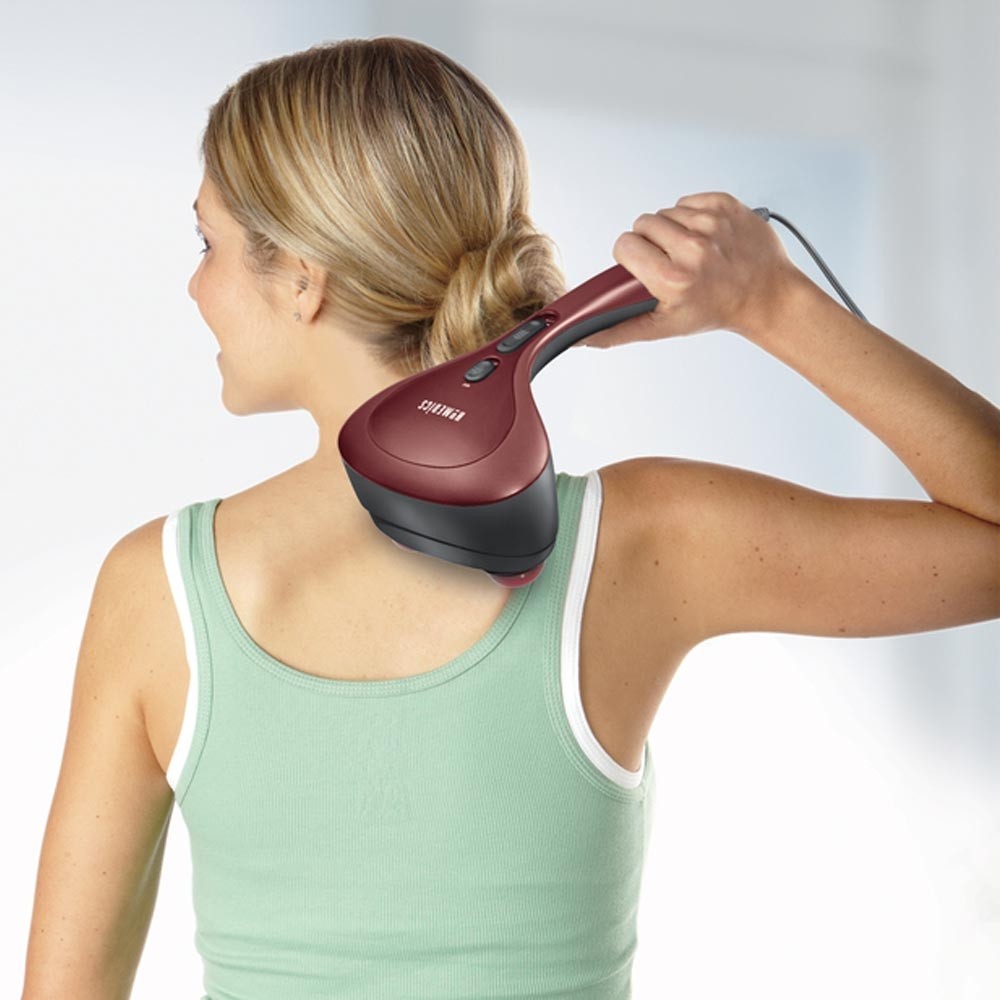 Máy massage cầm tay USA hai đầu Kèm nhiệt HoMedics Thera-P Percussion Massager with Heat nhập khẩu USA