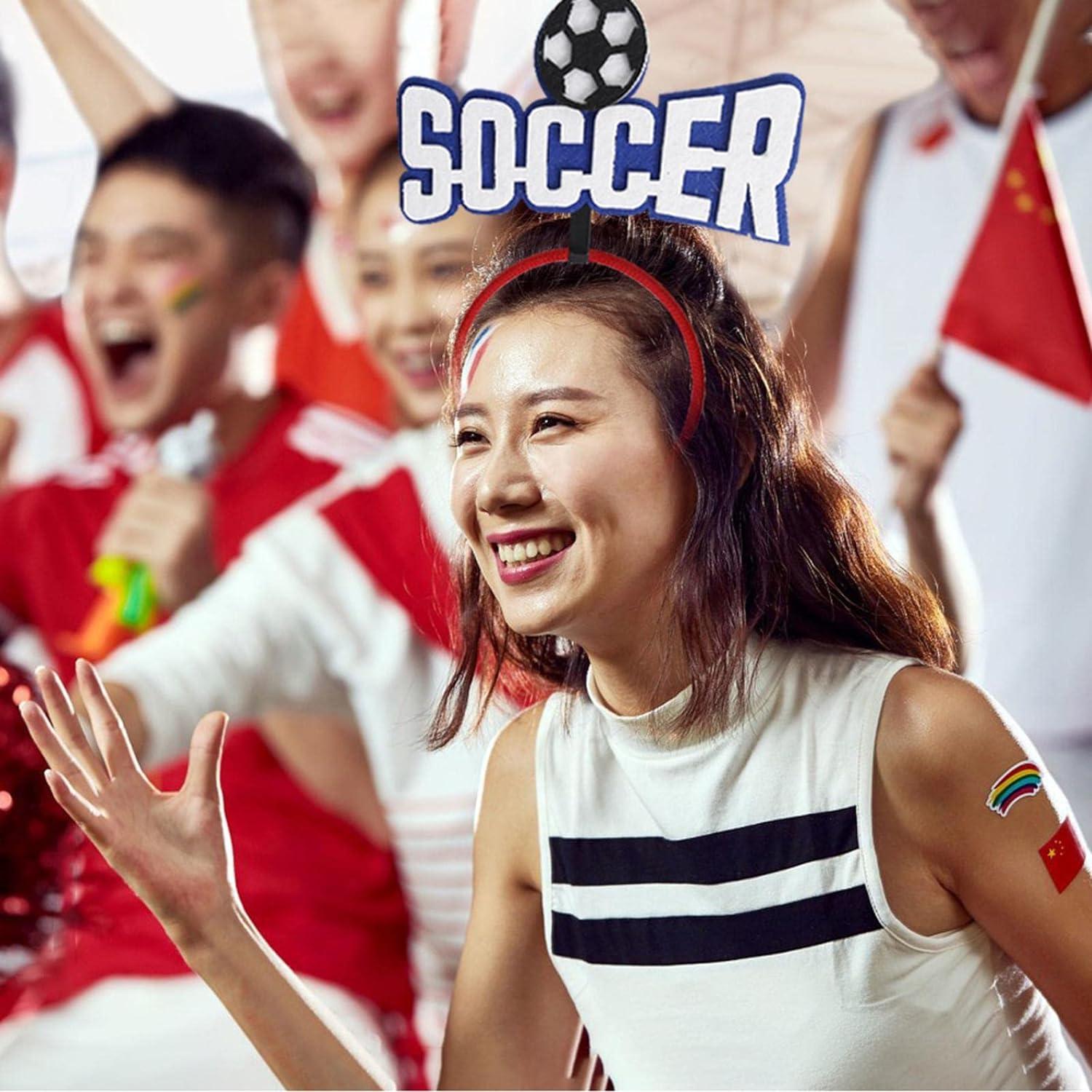 Băng Đô Bóng Đá | Băng đô cài tóc cổ vũ cho World Cup - Băng đô cài tóc dành cho nam và nữ, Phụ kiện thi đấu thể thao Chung
