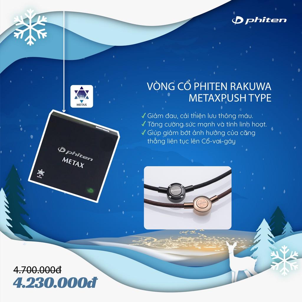 Vòng Cổ Phiten Rakuwa Metax Push Type -TG765053/TG765152