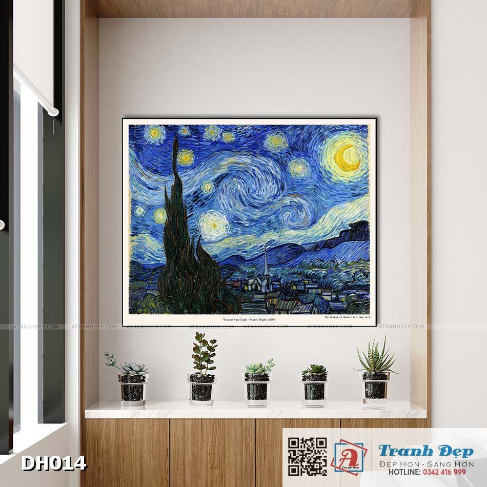 Tranh canvas - Starry Night (1889) - Vincent van Gogh - DH014