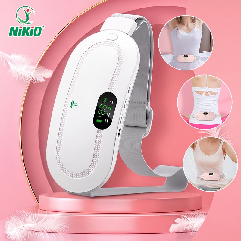 Máy massage bụng Nikio NK-162 - Công nghệ rung thư giãn kết hợp nhiệt sưởi ấm, giảm đau bụng kinh hiệu quả
