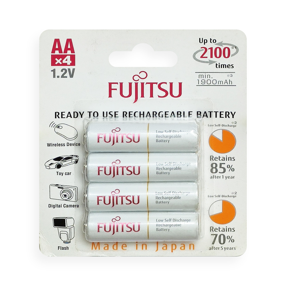 Pin Fujitsu HR-3UTCEX - AA1900mAh RECHARGEABLE BATTERY - Hàng Nhập Khẩu