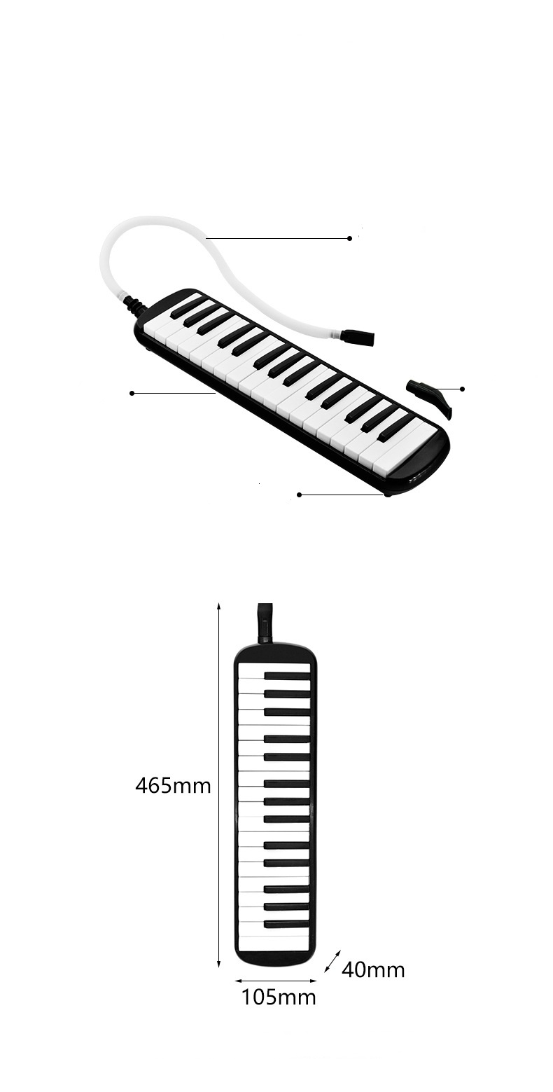 Kèn Melodica Cho Trẻ Em - Kèn Melodion 32 Phím kèm phụ kiện và túi đựng - Hàng chính hãng