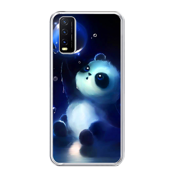 Ốp lưng dẻo cho điện thoại Vivo Y20Y20SY21SY12S – 0294 PANDA – Hàng Chính Hãng