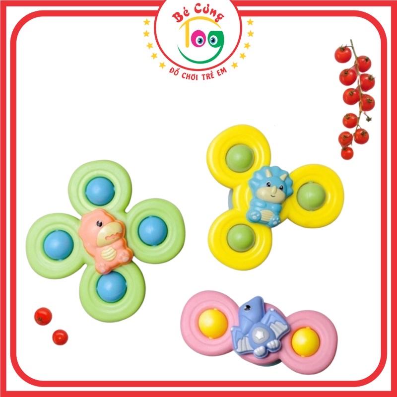 Đồ Chơi 3 Con Quay Dán Tường Spinner Hình Khủng Long Dành Cho Bé