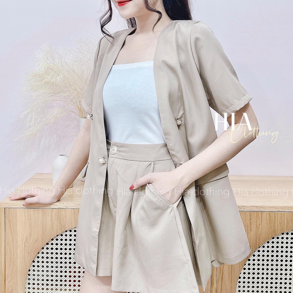 Set Áo Khoác Chân Váy Hàn Quốc | Thiết Kế Độc Quyền, Đi Làm, Đi Chơi, Đi Sự Kiện Thương Hiệu HIA Clothing S178