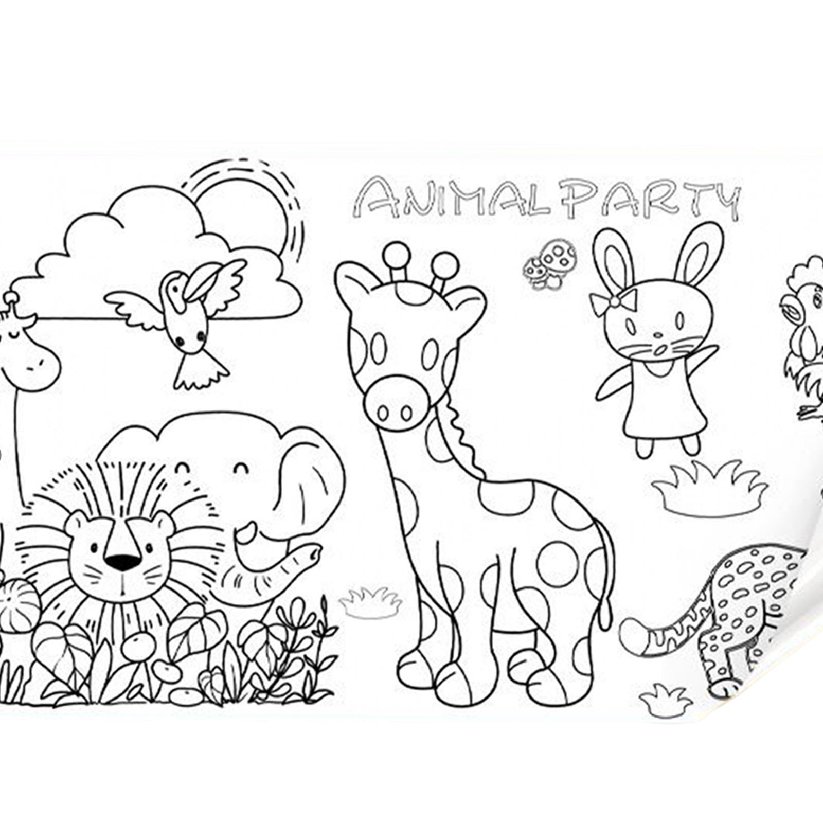 Portable Children Drawing Roll Poster Student Children