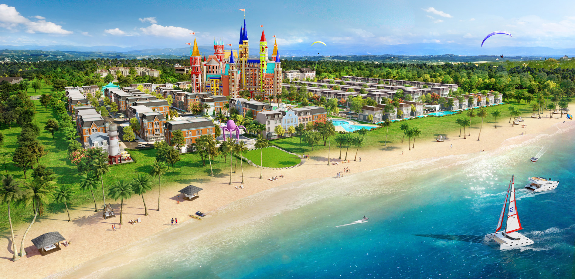 TOUR HỒ TRÀM - TROPICANA PARK 1 NGÀY - XE LIMOUSINE