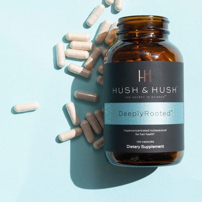Viên Uống Mọc Tóc Hush & Hush Deeply Rooted Tăng Cường Dinh Dưỡng Cho Tóc Chống Rụng Và Phục Hồi Tóc Hộp 120 Viên