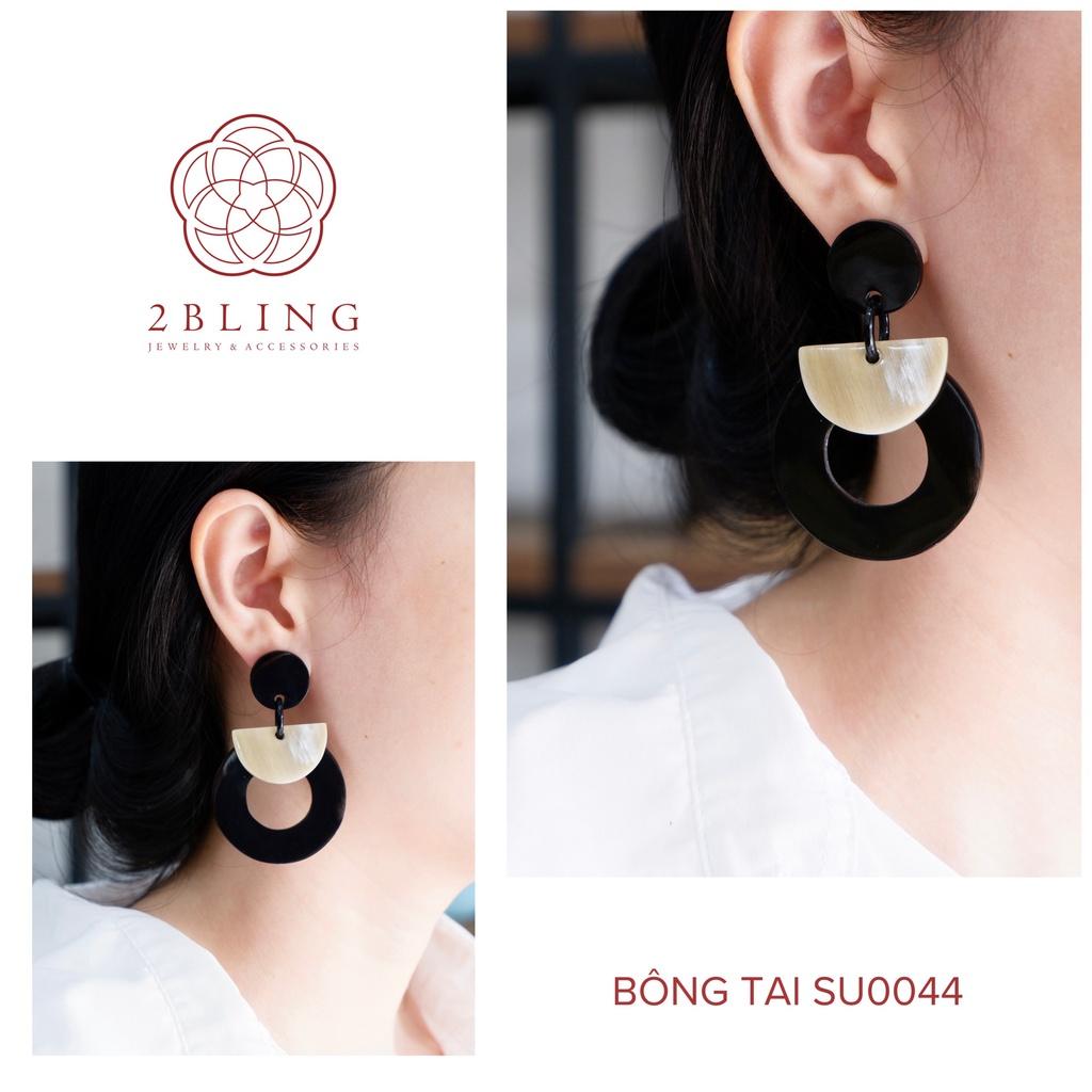 Bông tai sừng 2BLING thời trang SU0044