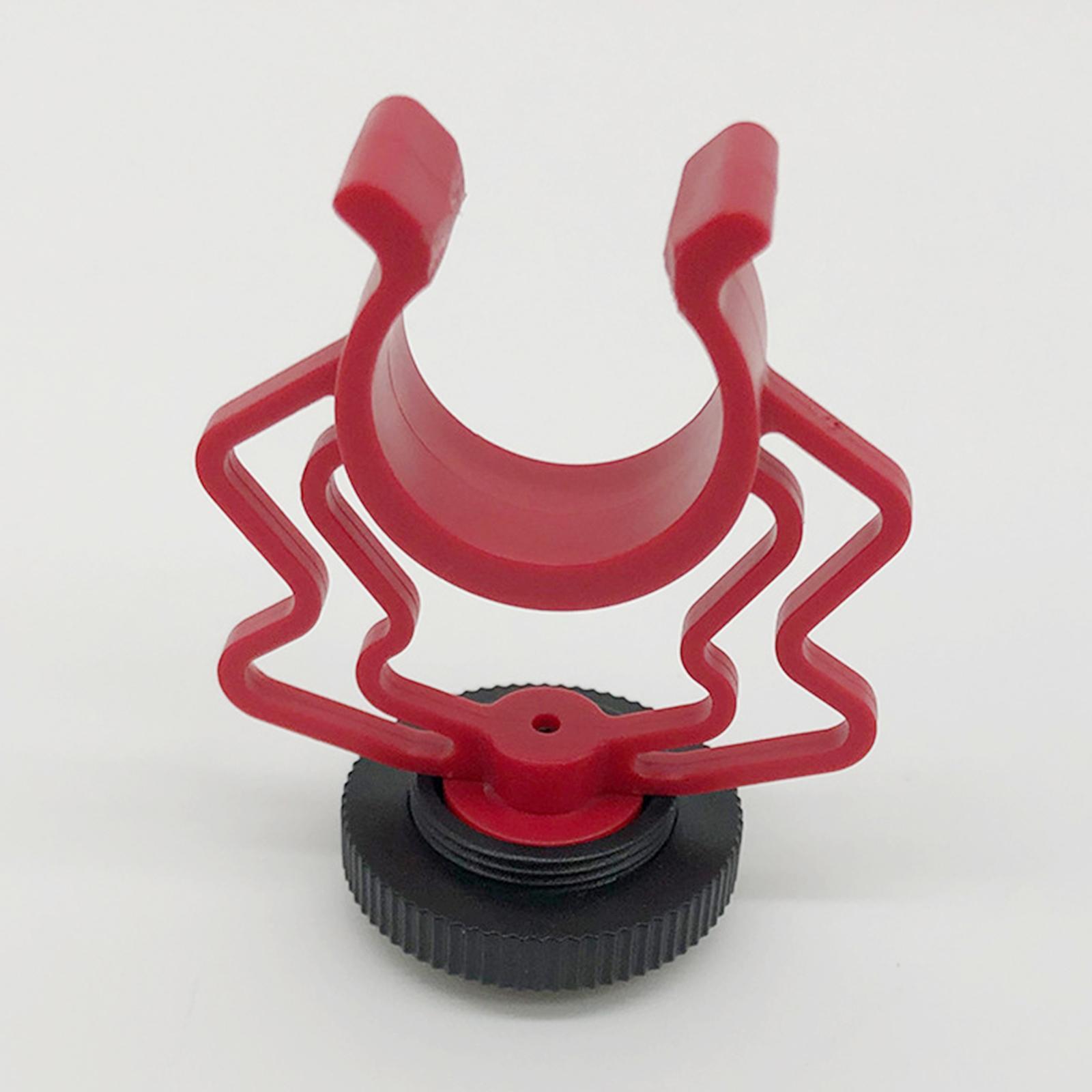 Portable Cold Shoe Mount Adapter Mic Bracket Stable Mic Shock Mount for DSLR