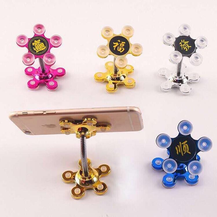 Giá Đỡ Điện Thoại Hình Hoa Mai, Đế Hít Chân Không Điện Thoạ