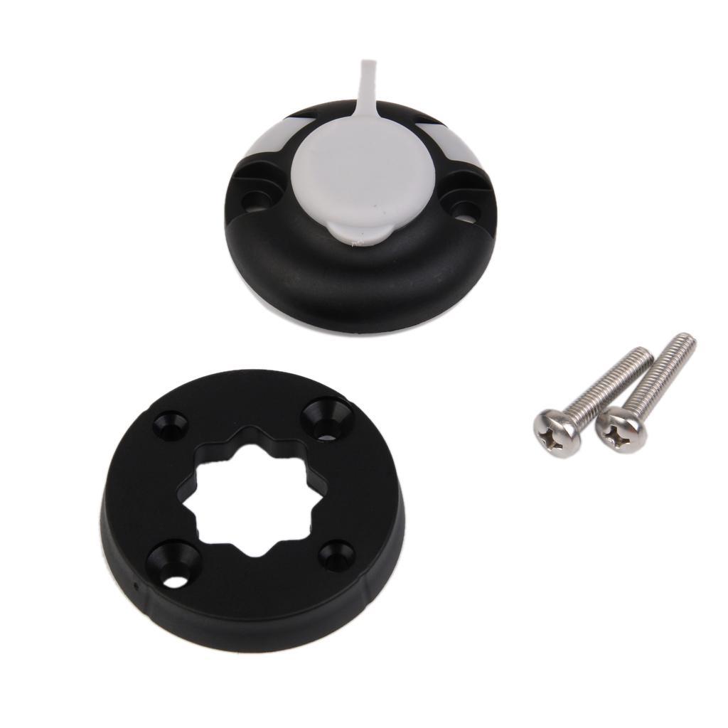 2x Adjustable Nylon Kayak Boat Fishing Rod Holder Side Mount Tackle Kit Set