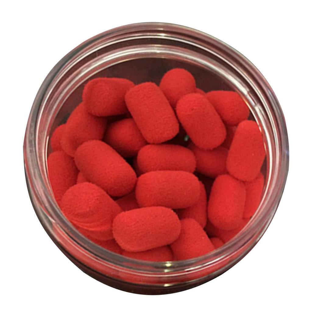 3-6pack 15pcs Smell Carp Fishing Bait Boilies Eggs Floating Ball Beads Feeder
