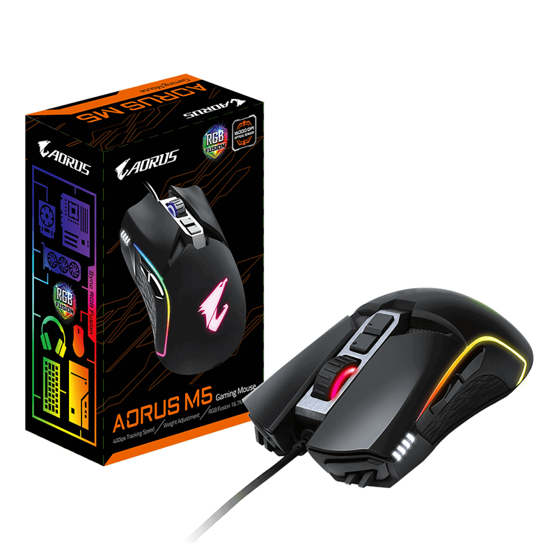 Chuột Gaming Có Dây Gigabyte Aorus M5 - Hàng Chính Hãng